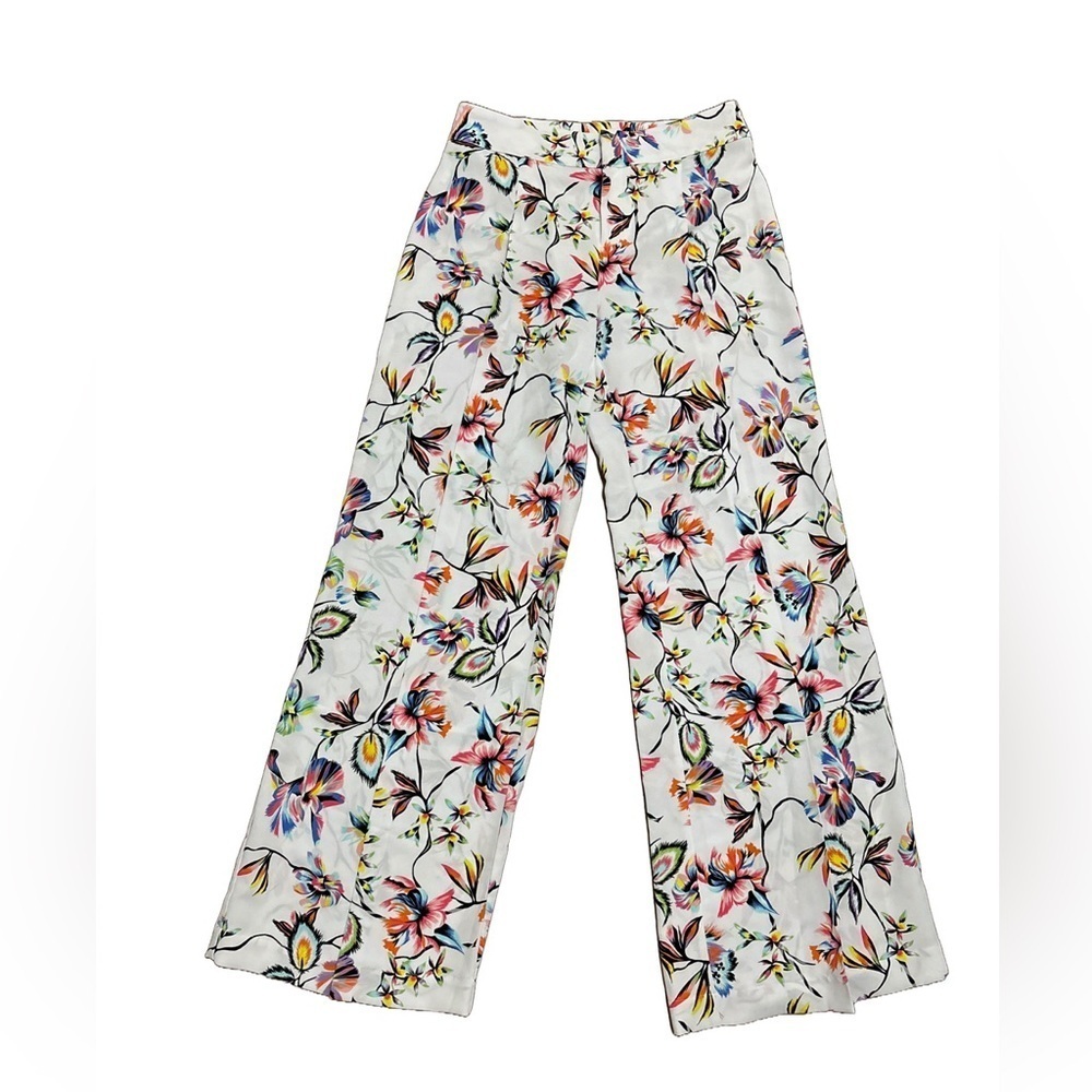 NWT. Bar lll Women’s Wide Leg Floral Palazzo Pants. Prism Garden. Size 0
